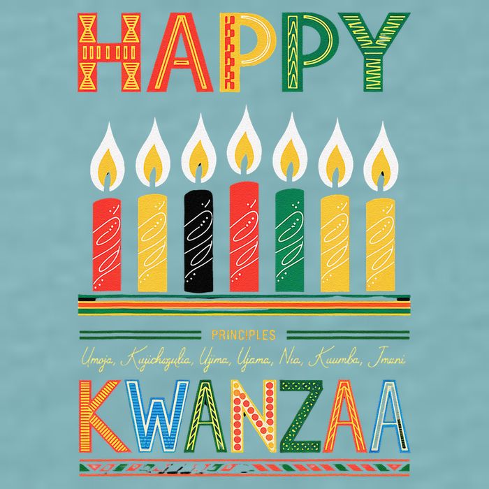 Happy Kwanzaa Seven Principles Of Kwanzaa Sueded Cloud Jersey T-Shirt