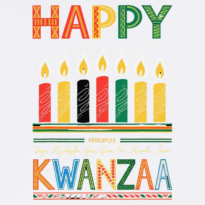 Happy Kwanzaa Seven Principles Of Kwanzaa Garment-Dyed Sweatshirt