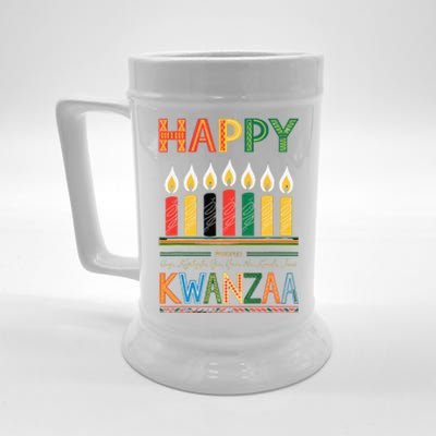 Happy Kwanzaa Seven Principles Of Kwanzaa Beer Stein