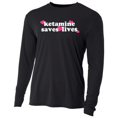 Hazel Ketamine Saves Lives Cooling Performance Long Sleeve Crew