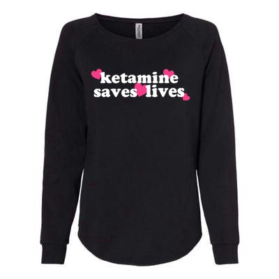 Hazel Ketamine Saves Lives Womens California Wash Sweatshirt