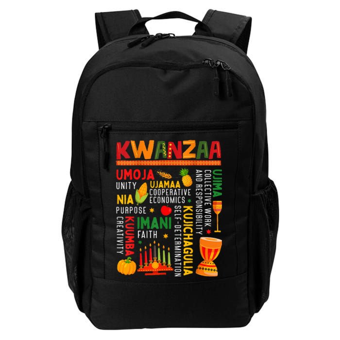 Happy Kwanzaa Seven Principles Of Kwanzaa Daily Commute Backpack