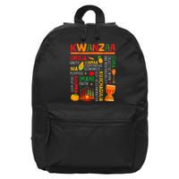 Happy Kwanzaa Seven Principles Of Kwanzaa 16 in Basic Backpack