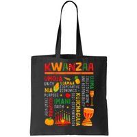 Happy Kwanzaa Seven Principles Of Kwanzaa Tote Bag