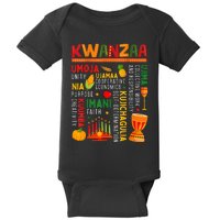 Happy Kwanzaa Seven Principles Of Kwanzaa Baby Bodysuit