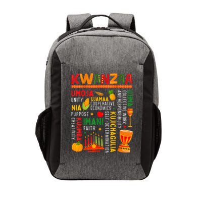 Happy Kwanzaa Seven Principles Of Kwanzaa Vector Backpack