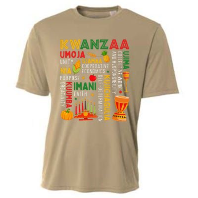 Happy Kwanzaa Seven Principles Of Kwanzaa Cooling Performance Crew T-Shirt