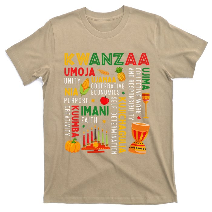 Happy Kwanzaa Seven Principles Of Kwanzaa T-Shirt