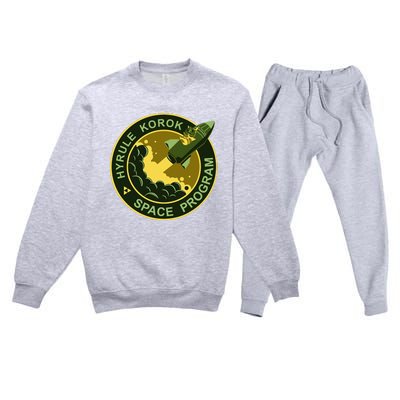 Hyrule Korok Space Program Funny Space Exploration Premium Crewneck Sweatsuit Set