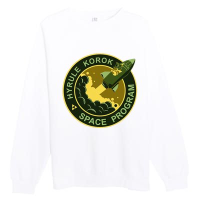 Hyrule Korok Space Program Funny Space Exploration Premium Crewneck Sweatshirt