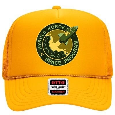 Hyrule Korok Space Program Funny Space Exploration High Crown Mesh Back Trucker Hat