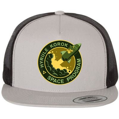 Hyrule Korok Space Program Funny Space Exploration Flat Bill Trucker Hat