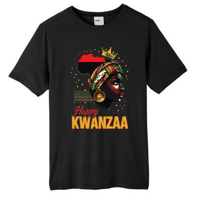 Happy Kwanzaa Seven Principles Of Kwanzaa Women Tall Fusion ChromaSoft Performance T-Shirt