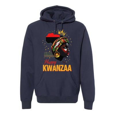 Happy Kwanzaa Seven Principles Of Kwanzaa Women Premium Hoodie