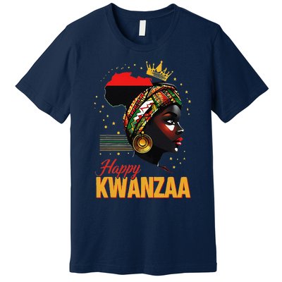 Happy Kwanzaa Seven Principles Of Kwanzaa Women Premium T-Shirt