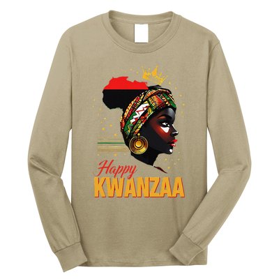 Happy Kwanzaa Seven Principles Of Kwanzaa Women Long Sleeve Shirt