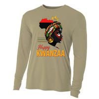 Happy Kwanzaa Seven Principles Of Kwanzaa Women Cooling Performance Long Sleeve Crew