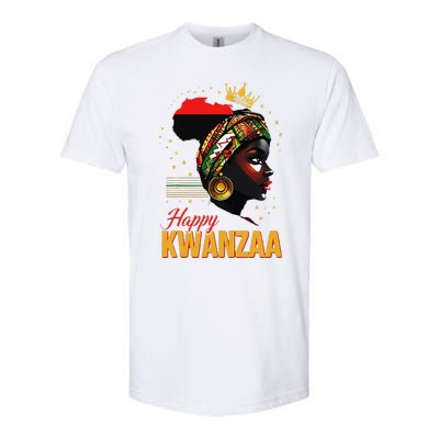 Happy Kwanzaa Seven Principles Of Kwanzaa Women Softstyle CVC T-Shirt