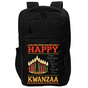 Happy Kwanzaa Seven Principles Of Kwanzaa Impact Tech Backpack