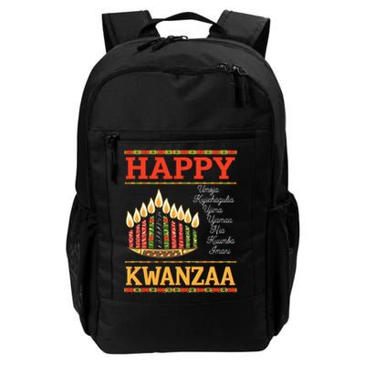 Happy Kwanzaa Seven Principles Of Kwanzaa Daily Commute Backpack