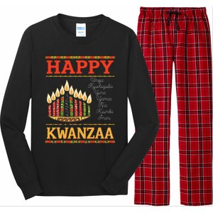 Happy Kwanzaa Seven Principles Of Kwanzaa Long Sleeve Pajama Set