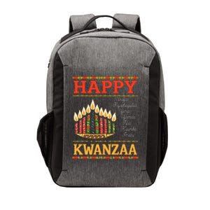 Happy Kwanzaa Seven Principles Of Kwanzaa Vector Backpack