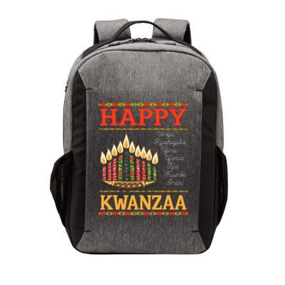 Happy Kwanzaa Seven Principles Of Kwanzaa Vector Backpack