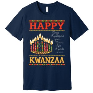 Happy Kwanzaa Seven Principles Of Kwanzaa Premium T-Shirt