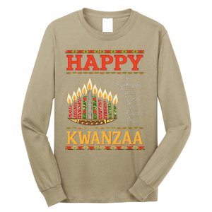 Happy Kwanzaa Seven Principles Of Kwanzaa Long Sleeve Shirt