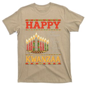 Happy Kwanzaa Seven Principles Of Kwanzaa T-Shirt