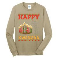 Happy Kwanzaa Seven Principles Of Kwanzaa Tall Long Sleeve T-Shirt