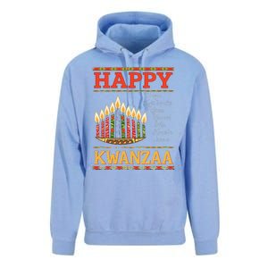 Happy Kwanzaa Seven Principles Of Kwanzaa Unisex Surf Hoodie