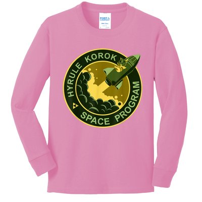 Hyrule Korok Space Program Funny Space Exploration Kids Long Sleeve Shirt