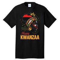 Happy Kwanzaa Seven Principles Of Kwanzaa Women Tall T-Shirt