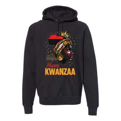 Happy Kwanzaa Seven Principles Of Kwanzaa Women Premium Hoodie