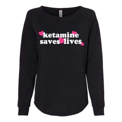 Hazel Ketamine Saves Lives Womens California Wash Sweatshirt