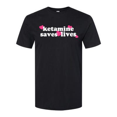 Hazel Ketamine Saves Lives Softstyle CVC T-Shirt