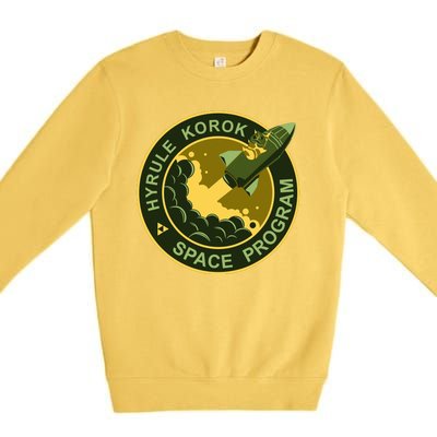 Hyrule Korok Space Program Funny Space Exploration Premium Crewneck Sweatshirt