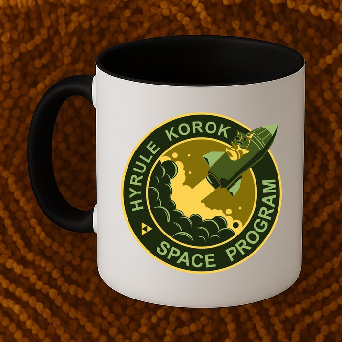 Hyrule Korok Space Program Funny Space Exploration Coffee Mug