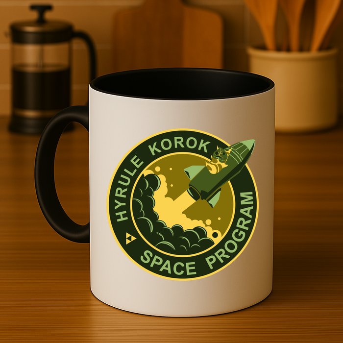 Hyrule Korok Space Program Funny Space Exploration Coffee Mug