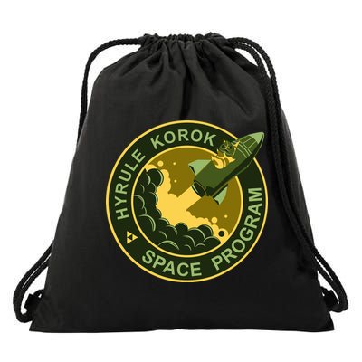 Hyrule Korok Space Program Funny Space Exploration Drawstring Bag