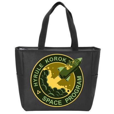 Hyrule Korok Space Program Funny Space Exploration Zip Tote Bag