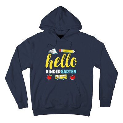 Hello Kindergarten Teacher First Day Back To School Hoodie