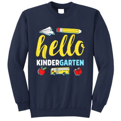 Hello Kindergarten Teacher First Day Back To School Sweatshirt