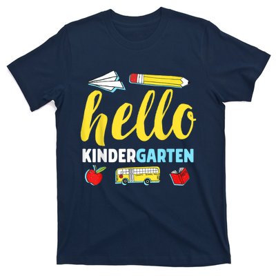 Hello Kindergarten Teacher First Day Back To School T-Shirt