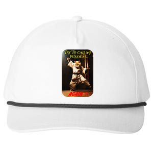 Humorous Karate Theme Ironic Cat Kung Fu Animal Funny Pet Snapback Five-Panel Rope Hat