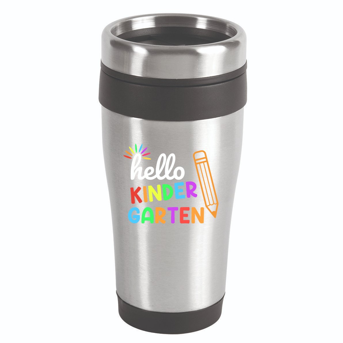 Hello Kindergarten Team Kinder Back To School Teacher 16oz Travel Tumbler