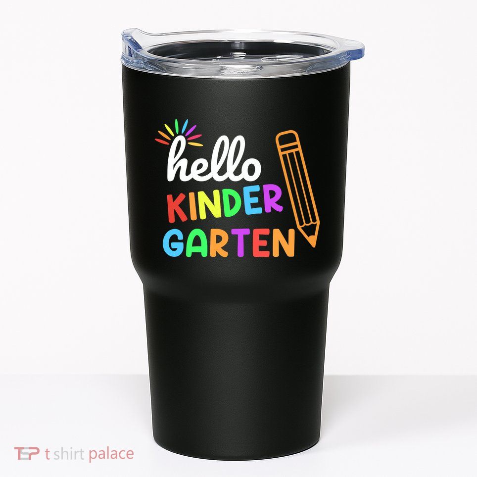 Hello Kindergarten Team Kinder Back To School Teacher Tumbler