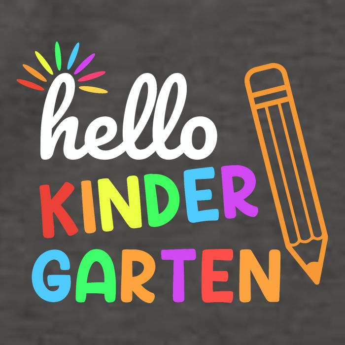 Hello Kindergarten Team Kinder Back To School Teacher Vector Backpack