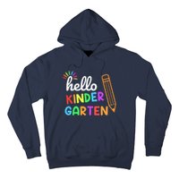 Hello Kindergarten Team Kinder Back To School Teacher Hoodie